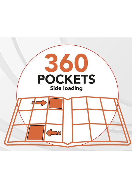 Phoenix Shield - Classeur noir pour Top Loader de 360 cartes EytanTCG