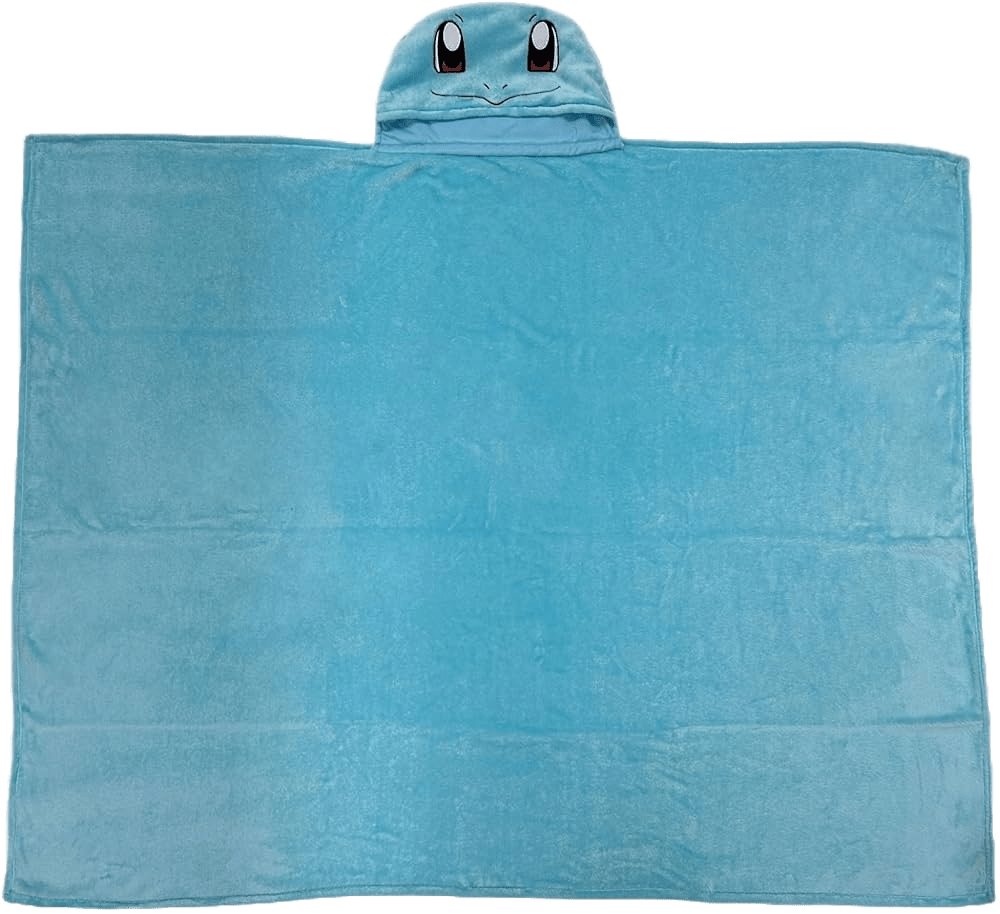 Pokémon - Plaid à capuche Carapuce 120x150cm - EytanTCG