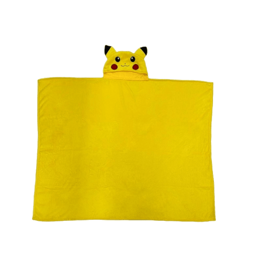 Pokémon - Plaid à capuche Pikachu 120x150cm - EytanTCG