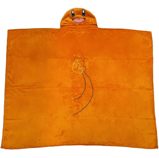 Pokémon - Plaid à capuche Salameche 120x150cm - EytanTCG